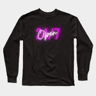 Open 24/7 Long Sleeve T-Shirt